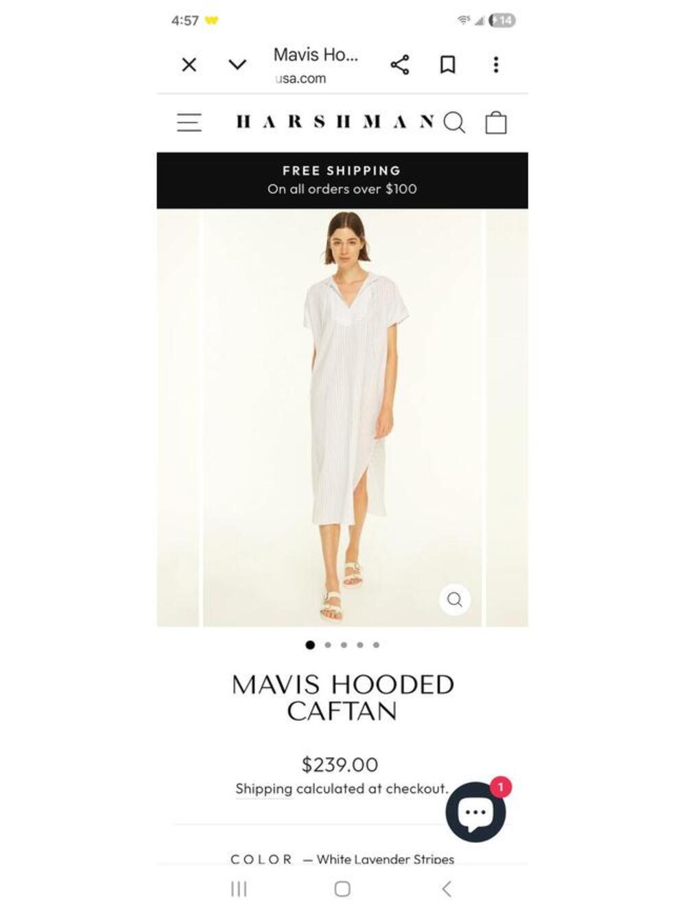 Harshman Mavis Hooded Cafton